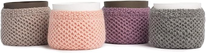 Patons Classic Wool Gray Flannel Yarn - 5 Pack of 3.5oz/100g - Wool - 5 Bulky - 120 Yards - Knitting/Crochet