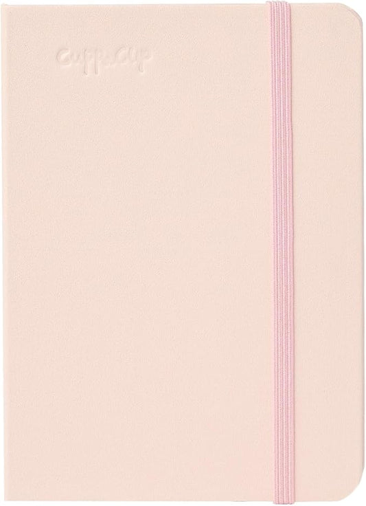 CuppaClip Watercolor Journal 300GSM Fine Grain Art Supplies for Adults Kids Watercolor Pad Wet Media Painting Wood Pulp Paper (Pink, 4.1x5.7in)