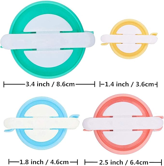Pom Pom Maker, 4 Sizes Pompom Maker Tool Set for Fluff Ball Weave DIY Wool Yarn Knitting Craft Project for Adult - RRigo