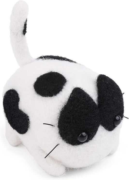 QMNNMA Needle Felting Kits, Needle Felting Supplies Kits with Tools, Animals Needle Felting Set with Foam Mat for DIY Handcraft and Craft Project
