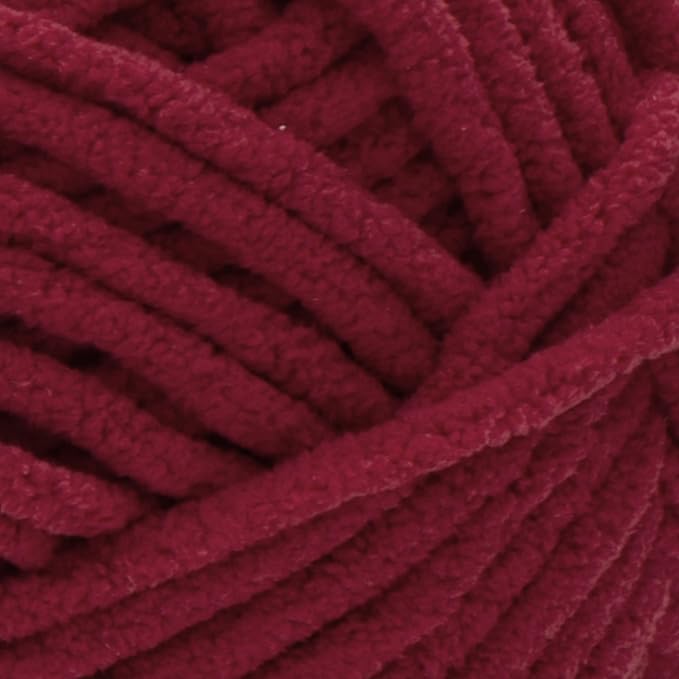 Bernat Blanket Crimson Yarn - 2 count (Pack of 1) 300g/10.5oz - Polyester - 6 Super Bulky - 220 Yards - Knitting/Crochet