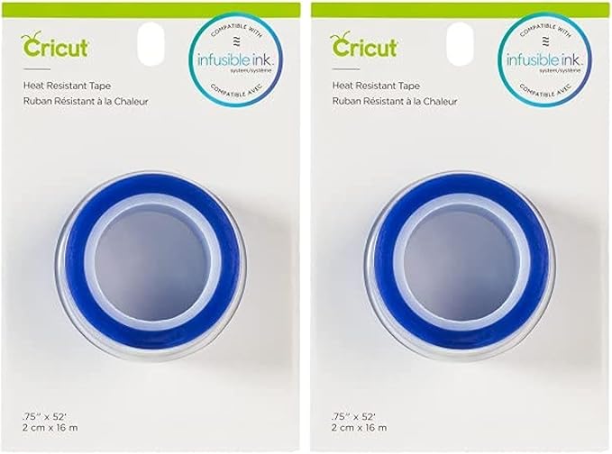 Cricut Heat Resistant Tape, .75" x 52' | Pack of 2