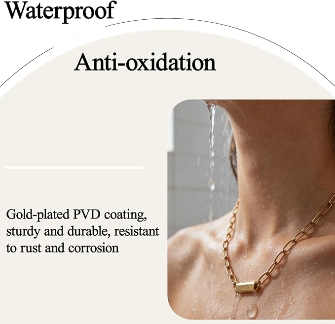 19.7FT 18K Gold 3mm Width PVD Plated Necklace Chain for Jewelry Making Paperclip Chain Roll with Lobster Clasps and Jump Rings for Men Women Making Jewelry Craft