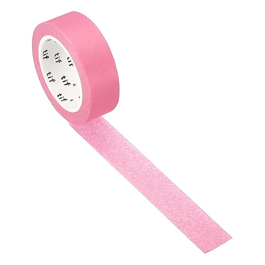 PATIKIL Holographic Washi Tape 0.59 Inch x 10.93 Yards, 1 Roll Self Adhesive Masking Sticker for DIY Art Craft Wrapping Decoration, Light Pink