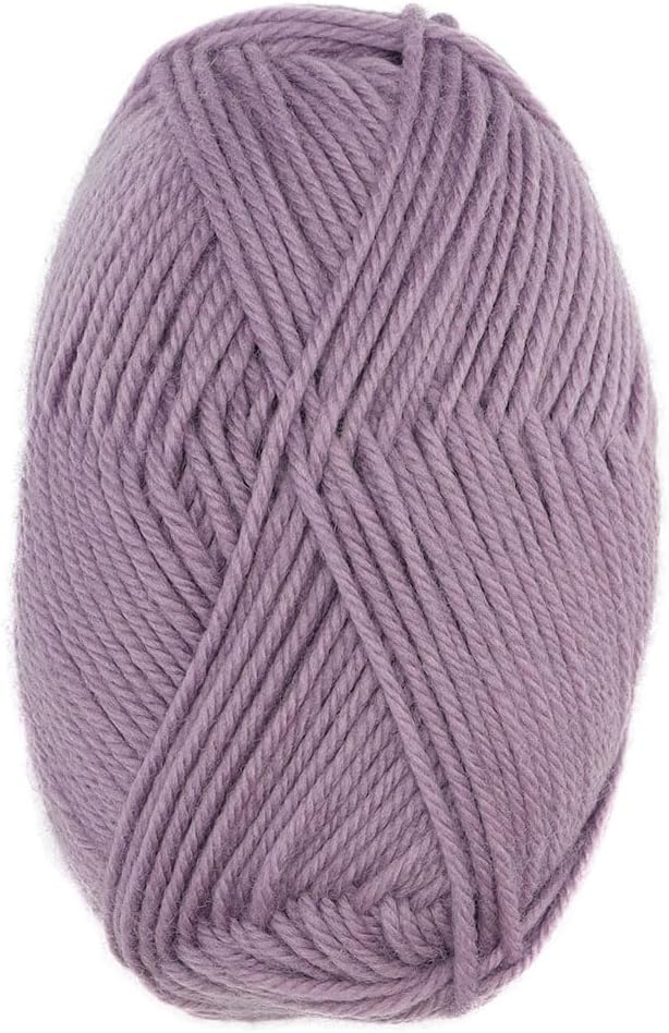 100% Pure Wool Yarn Superwash Set of 3 Skeins (150 Grams) DK Weight - Sourced Directly from Peru - Heavenly Soft and Perfect for Knitting and Crocheting (Dreamy Lilac)