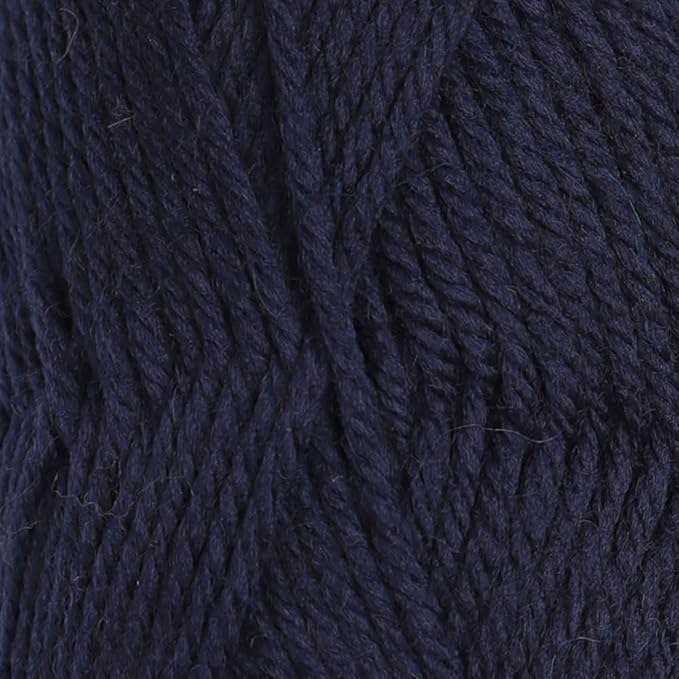 Alpaca Warehouse 100% Pure Wool Yarn Superwash Set of 3 Skeins (300 Grams) DK Weight - Sourced Directly from Peru - Heavenly Soft and Perfect for Knitting and Crocheting (Navy Blue - 6 Skeins)