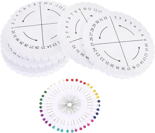 jojofuny 5pcs Kumihimo Disk: Japanese Braiding Disk Set with Positioning Pins - Weaving Plate Friendship Bracelet Disc for Beading Braided Cord Disc Jewelry Making Kit