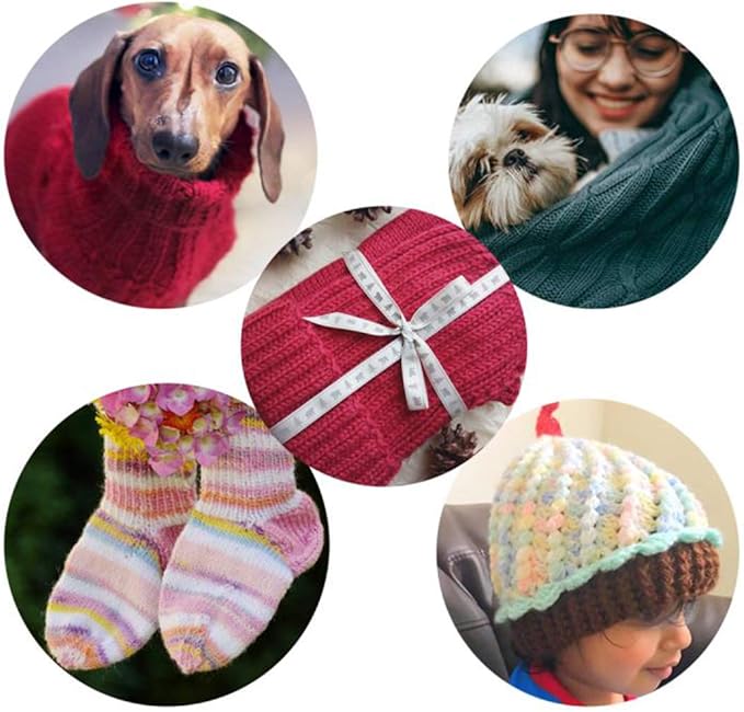 Weabetfu Aluminum Crochet Hook,Soft Grip Crocheting Hooks for Knitting Craft Yarn,Crochet Hooks Size I,5.5mm-New
