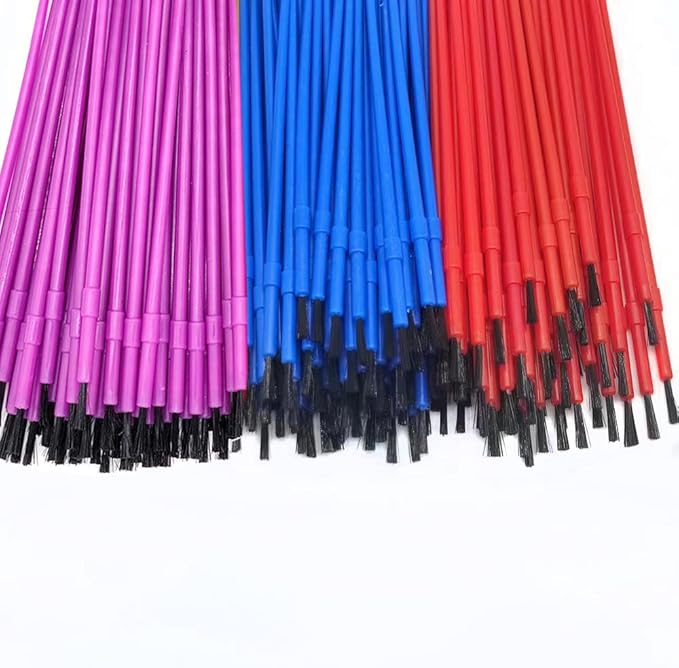150pcs Plastic Paint Brushes Set Acrylic Paint Brushes Watercolor Brushes Colorful Detail Painting Kit Art Supplies for Educational & Learning Activity, 170mm