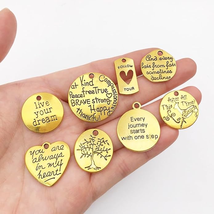 Jewelry Making Charms Pendants for Bracelet Bulk lot Necklace Earrings Keychain Charms Beads DIY Kit Trendy Craft