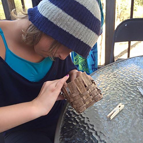 Traditional Craft Kits Beginner Basket Weaving Kit (Set of 6) - Basketry Weave Kit for Kids and Adults Complete with Basket Weaving Supplies and Instructional Booklets