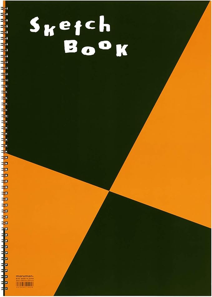Maruman Sketchbook, A3 Design Series, Drawing Paper, Normal Door, 24 Sheets S115X40, 40 Sheets