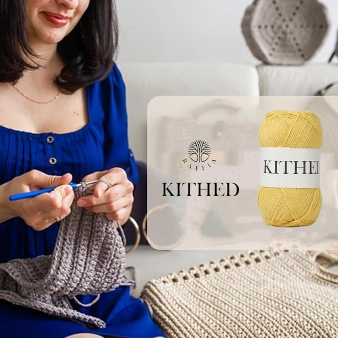 Cotton Yarn，10.5oz，526yard，3 Pack ，Soft Yarn for Crocheting and Knitting (30 Navy Blue)