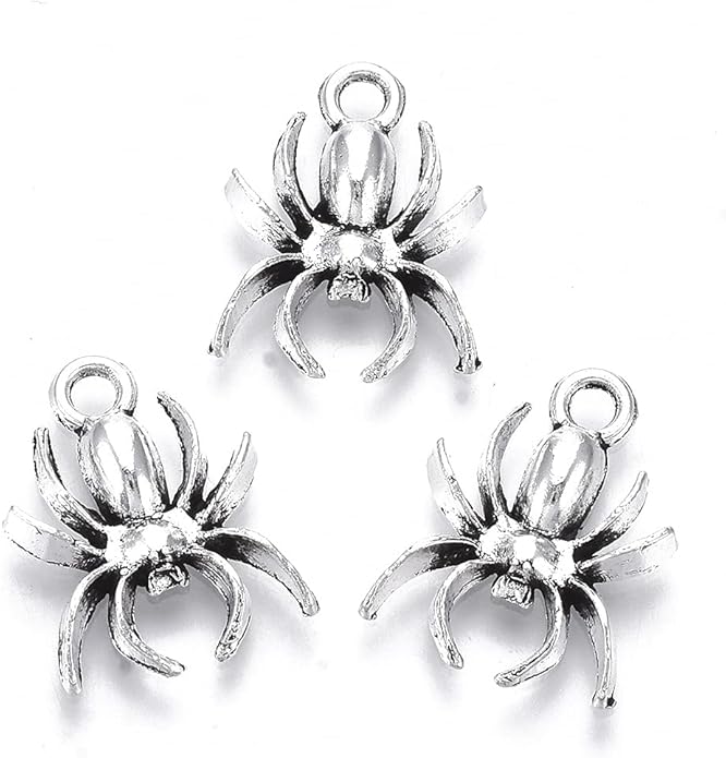 Antique Silver Cross Drink Insect Animal Theme Charms for DIY Jewelry Bracelet Necklace Earring Keychain Decor