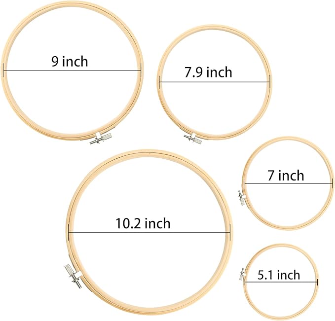 Similane Embroidery Kit 215 Pcs,100 Colors Threads,5 Pcs Embroidery Hoops,3 Pcs Aida Cloth,40 Sewing Pins,Cross Stitch Tools and Embroidery Starter Kit for Adults Beginners