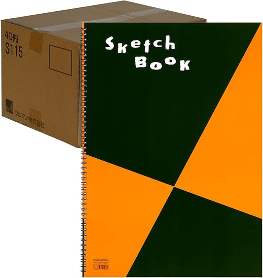 Maruman Sketchbook, A3 Design Series, Drawing Paper, Normal Door, 24 Sheets S115X40, 40 Sheets