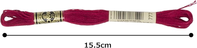 DMC 6-Strand Embroidery Cotton Floss, Very Dark Raspberry