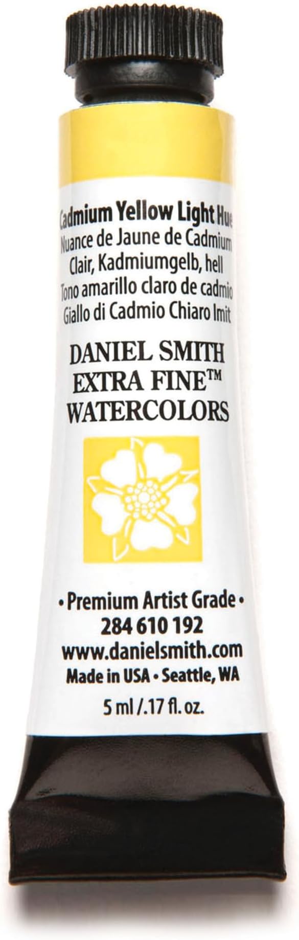 Daniel Smith Extra Fine Watercolor Paint, 5ml Tube, Cadmium Yellow Light Hue, 284610192