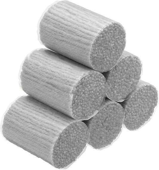PATIKIL 6 Rolls Latch Hook Yarn, Latch Hook Kit Yarn Precut Hook Rugs Making Crochet Bundles for Latch Hook Rug Adults Beginners Tapestry DIY Craft, Light Gray