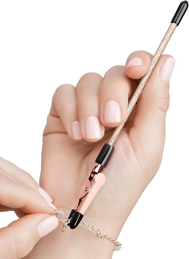 Bracelet Helper Tool - Fastener Helper Tool for Bracelet, Necklace, Jewelry, Watch - Clasp Helper - Portable, Easy-to-Use, Made of Metal, Pale Rose