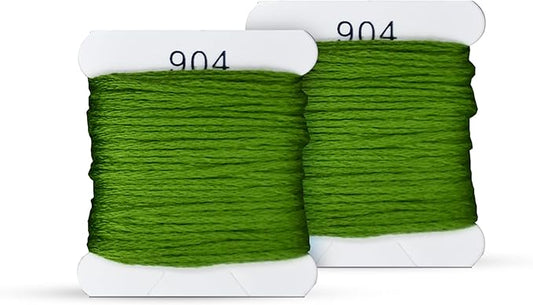 Embroidery Floss Kit and Refills - Cotton Threads - DMC Color Coding for Cross Stitch, String Crafts, Friendship Bracelets