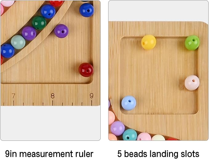 Favonuovy Bead Boards for Jewelry Making with 5 Sizes Bamboo Necklace Making Beading Tray 11" 16” 20” 25” 29" Wooden Necklace Sizer Measurement Design Mat Tool