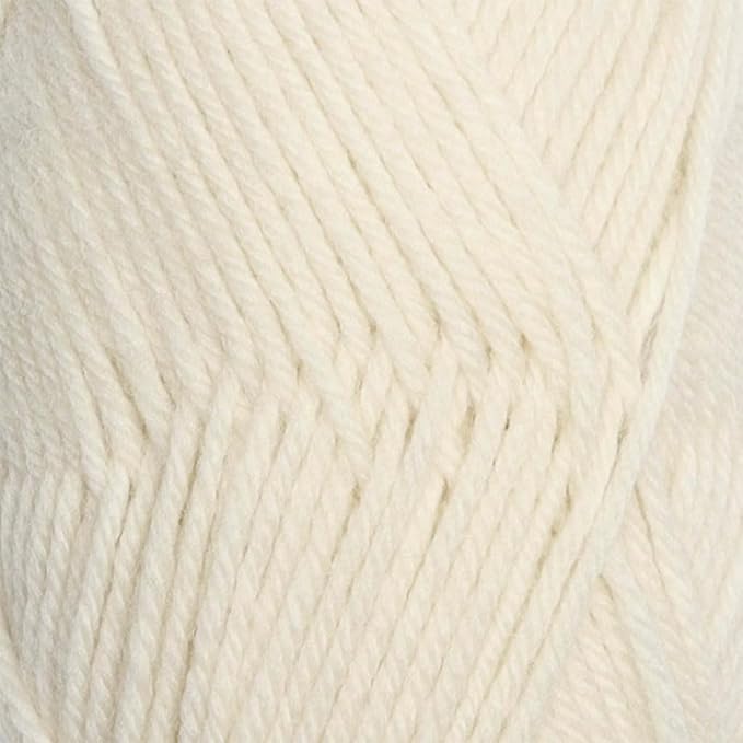 Alpaca Warehouse 100% Pure Wool Yarn Superwash Set of 6 Skeins (300 Grams) DK Weight - Sourced Directly from Peru - Heavenly Soft and Perfect for Knitting and Crocheting (Jasmine White - 6 Skeins)