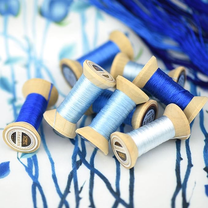 Natural 100% Mulberry Handmade Embroidery Silk Thread Silk Floss (70)