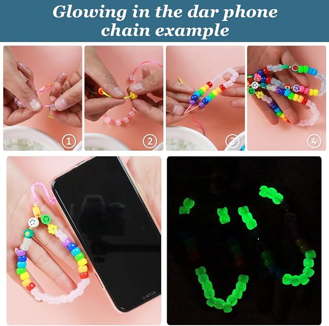 eppingwin beads and bead assortments (800 classic + 300 color changing)…