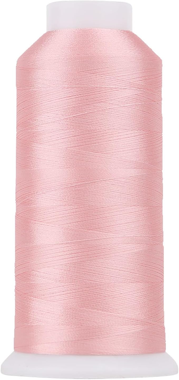 High Tenacity Polyester Embroidery Machine Thread 40WT(120D/2) 4000M Per Spool for Commercial and Domestic Embroidery Machine (Bermuda Sand-1915)