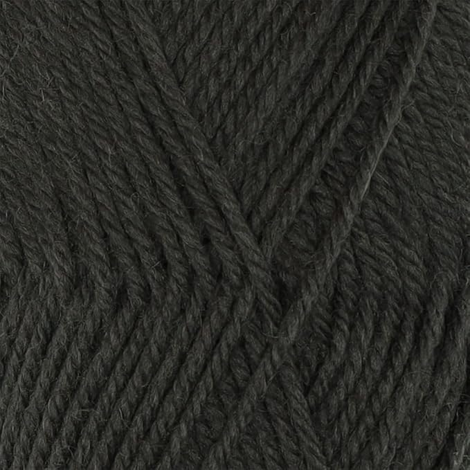 100% Pure Wool Yarn Superwash Set of 3 Skeins (150 Grams) DK Weight - Sourced Directly from Peru - Heavenly Soft and Perfect for Knitting and Crocheting (Iron Gray)