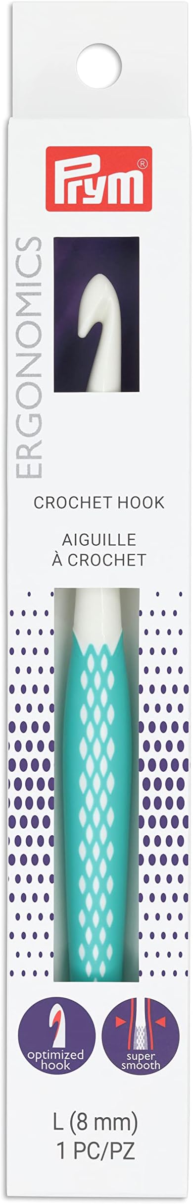 Prym Crochet Hook L, Size L11/8mm