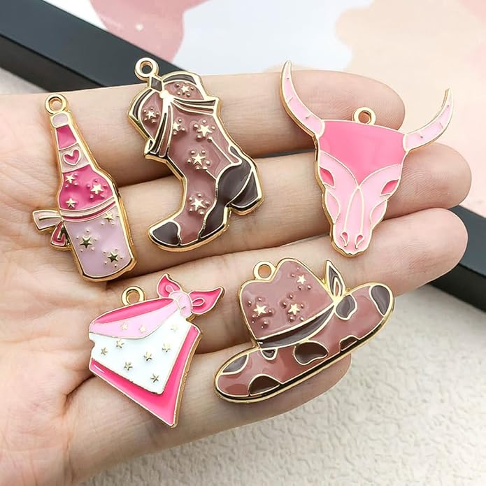 Jewelry Making Charms Pendants for Bracelet Bulk lot Necklace Earrings Keychain Charms Beads DIY Kit Trendy Craft