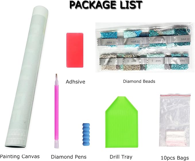 Christmas Diamond Painting Kits for Adult, Xmas Snowman Hat Forest Diamond Art Kits for Beginner, 5D DIY Full Drill Winter Holiday Rhinestone Diamond Dots Gem Painting Art Craft Home Decor 14 x14 Inch
