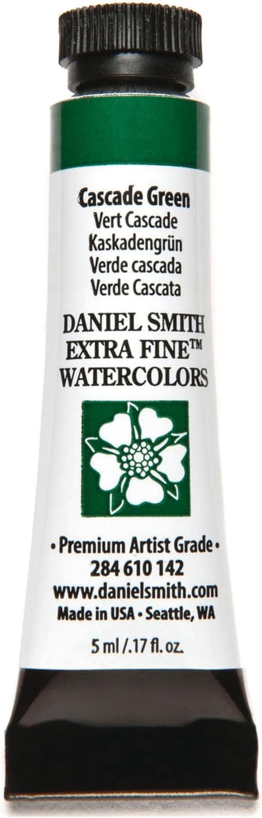 Daniel Smith 284610142 Extra Fine Watercolors Tube, 5ml, Cascade Green, 0.17 Fl Oz (Pack of 1)