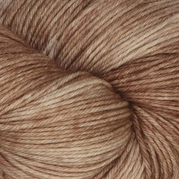 KnitPro Symfonie Fingering Weight Hand Dyed Variegated Yarn Skein | Extra Fine Merino Wool & Polyamide Blend for Knitting & Crocheting, Oeko-TEX Certified 400m, 100g | Terra Mocha