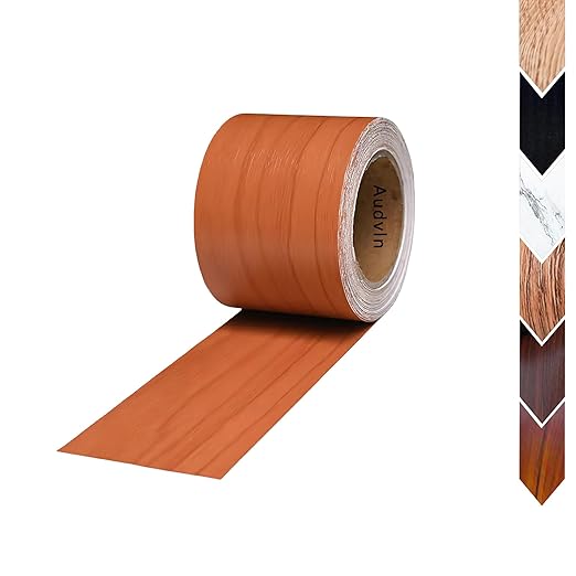 Wood Grain Repair Tape, 2" x 32ft Self Adhesive Tape for Furniture, Flooring, Cabinets, Doors, Windows, DIY Crafts - Durable, Easy to Use for Seamless Repairs