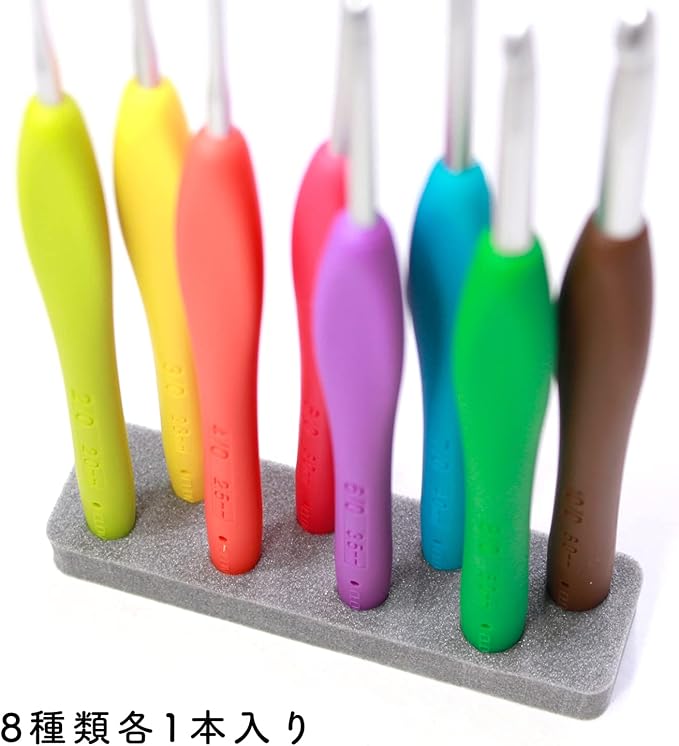 Clover 43-321 Amule Key Needles Set, Multiple Colors