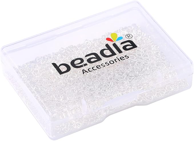 Silver Plated Jump Rings Non Tarnish 3mm 1200pcs for Jewelry Making Findings