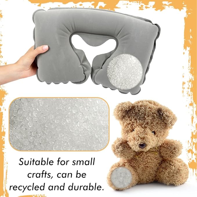 Doll Stuffing Beads, 7oz Weight Stuffing Beads, Craft Stuffing Beads, Plastic Filler Beads for Weighted Stuffed Animal - 200g
