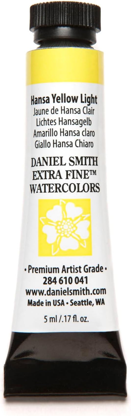 Daniel Smith 284610041 Extra Fine Watercolors Tube, 5ml, Hansa Yellow Light