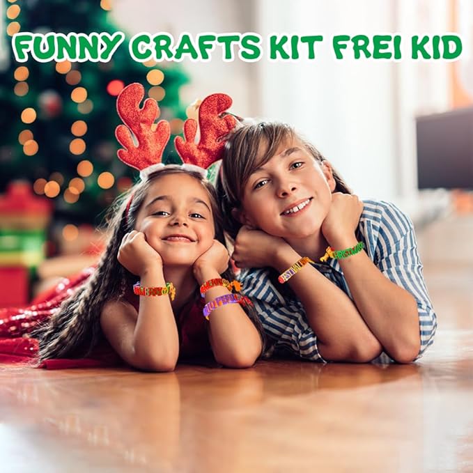 dupamind art & craft kits for kids, diy friendship bracelet making kit for girls, jewelry making, christmas gifts for ages 5-12, toys for ages 5, 6, 7, 8, 9, 10, 11, 12 years old, party craft activity