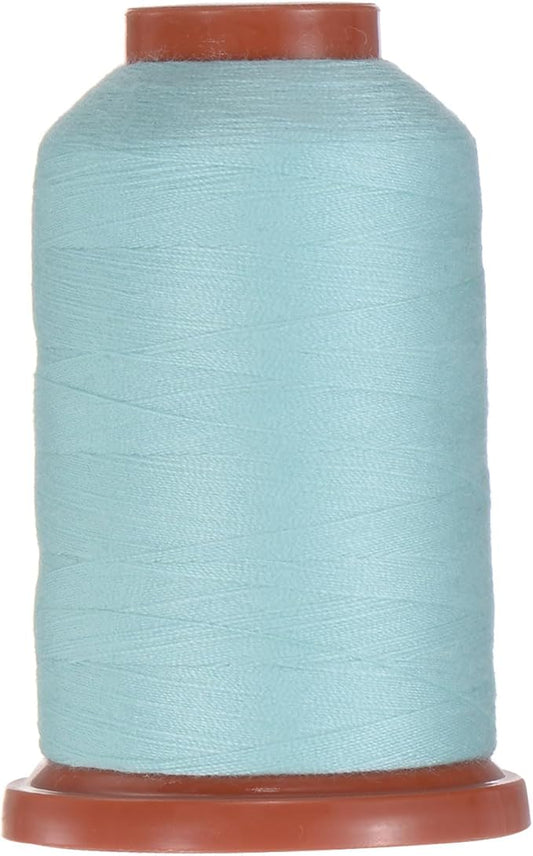 uxcell 40D/2 Sewing Thread 1100 Yards Polyester Household Sewing String Hand Stitching Polyester Cord for Clothing Stitching Shoe Bag Repairing DIY Craft Light Blue