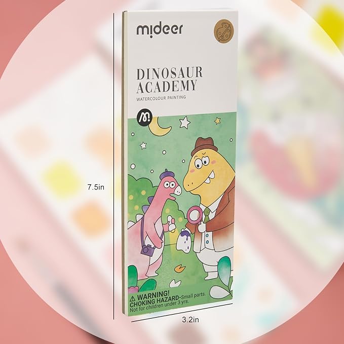 Pocket Watercolor Book Set, Watercolor Painting Book,Watercolor Bookmarks for Kids, Beginning, Students Painters Christmas Gifts (1PCS-C)