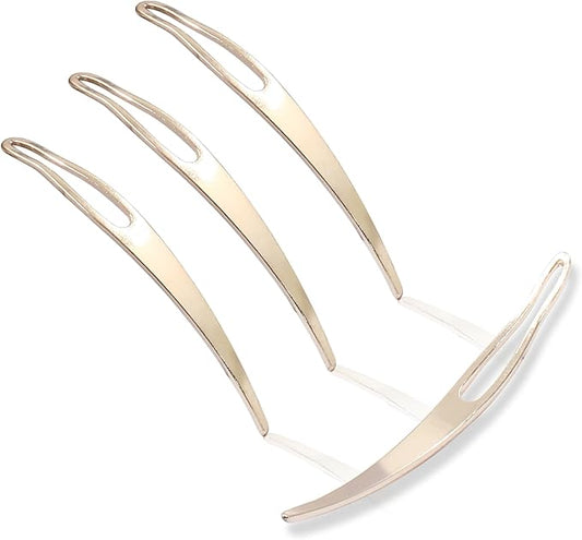4 Pcs Interlocking Tool Sisterlock Retighten Tool Dreadlock Crochet Needle for Hair Dreadlock(Rose Gold)