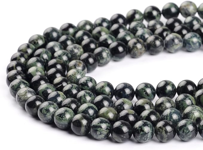 6mm Natural New Kambaba Jasper Gemstone Round Loose Beads Crystal Stone Bracelet Necklace Accessories Crafts for Jewelry Making DIY,1 Strand 15"