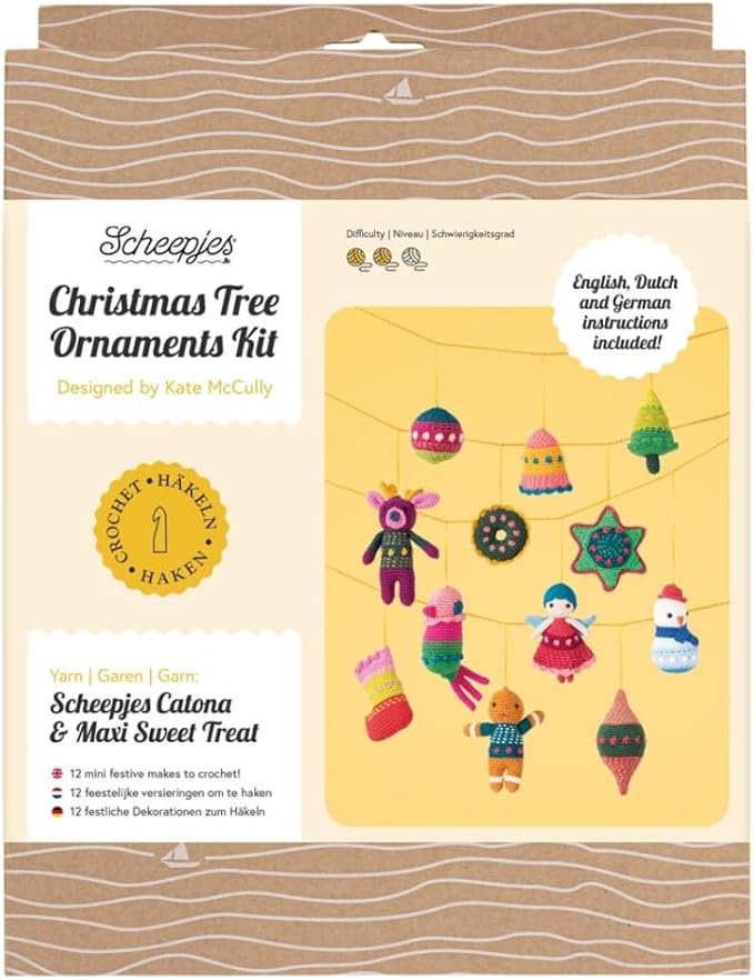 Scheepjes Christmas Tree Ornaments Kit - 1 Piece