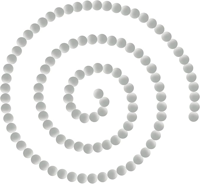DIYOMR 100Pcs Silicone Beads, Single Color Beads Silicone Round Beads Rubber Craft Beads Bracelet Necklace Beads for Keychain Jewelry Lanyard DIY Crafts Making (12mm,Light Grey)