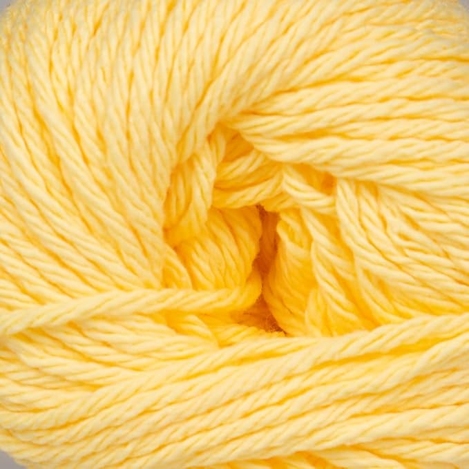 3 Pack 100% Cotton Yarn - Size 4 Medium Weight - Perfect for Crafting, Clothing, Accessories and More!