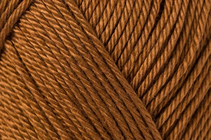 1 Skein/Pack Schachenmayr (SMC) Catania Originals Yarn, Each Ball 1.76 Oz (50gr) / 136 Yards (125 m), 100% Mercerized Cotton for Knitting and Crochet Yarn, Sport Weight, 157 - Chestnut